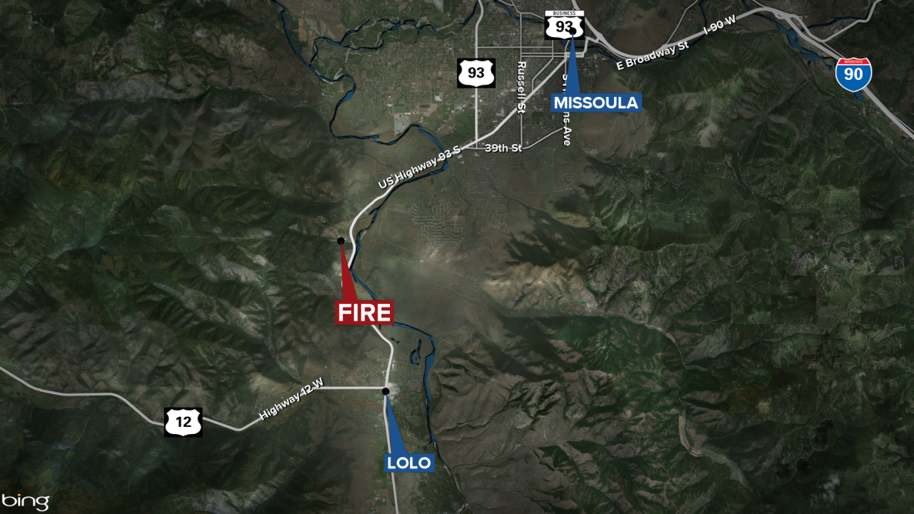 Deadman Gulch Fire Map