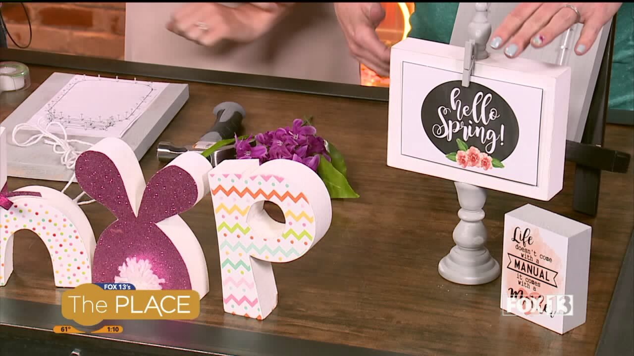 DIY spring home décor