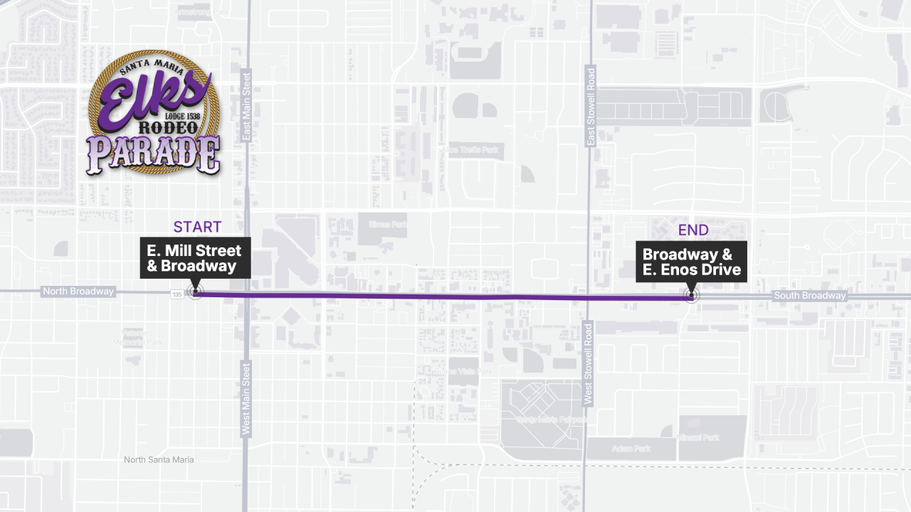 2026 Santa Maria - Elks Rodeo Parade Route.png