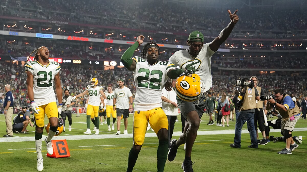 Packers beat Cardinals 24-21 after Murray throws late INT