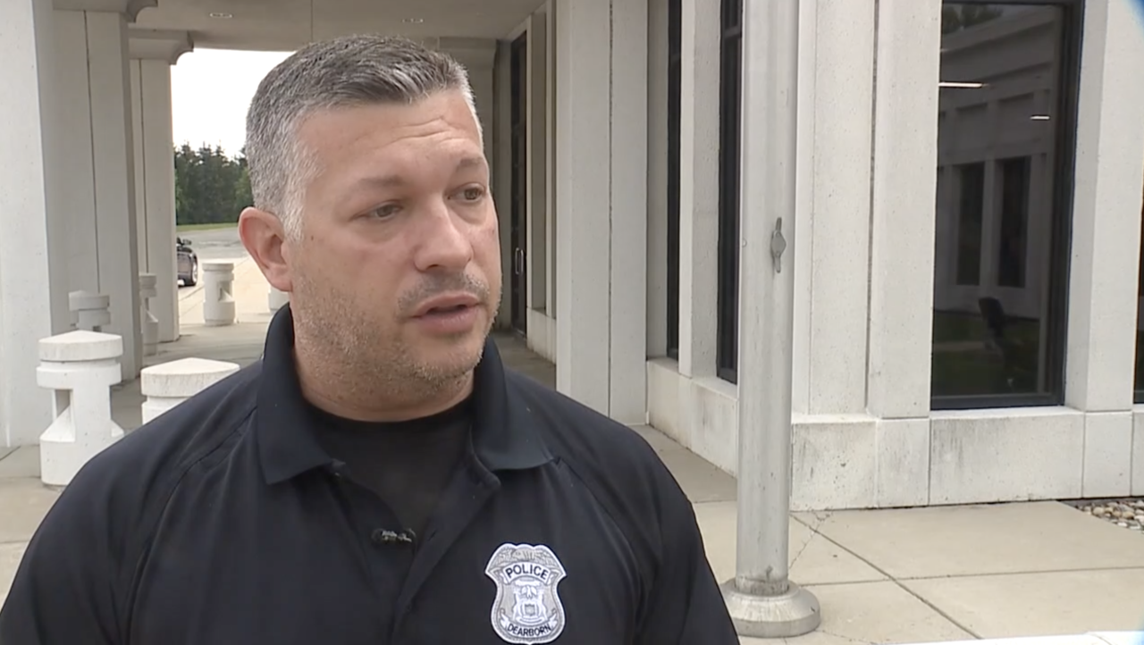 Cpl. Dan Bartok with the Dearborn Police Department