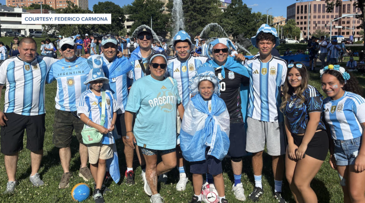 Argentina fans in Kansas City