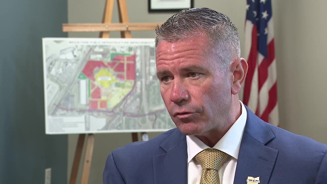 Brook Park Mayor Edward Orcutt talks about plans for a new community authority that will own the new Huntington Bank Field and shape development around it.