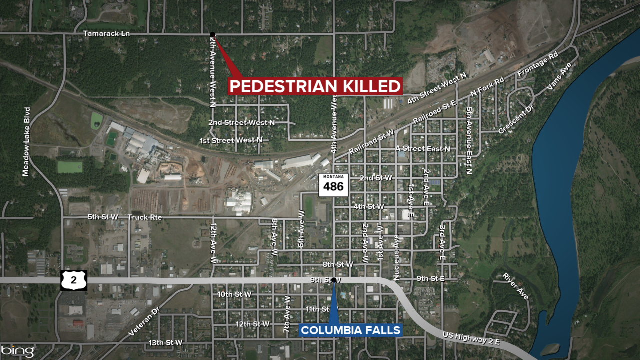 Teen struck and killed by vehicle in Columbia Falls