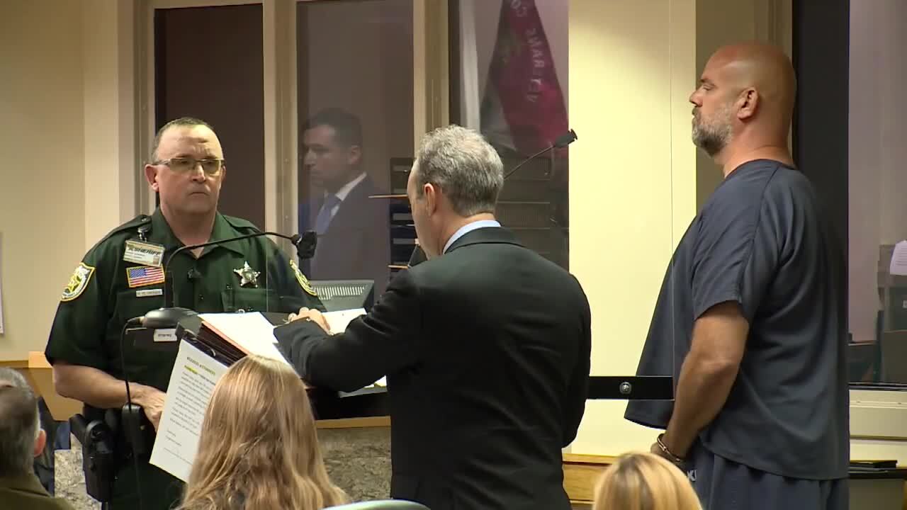 Daniel Snider, assistant principal at Palm Beach Central High School, in court, July 25, 2023