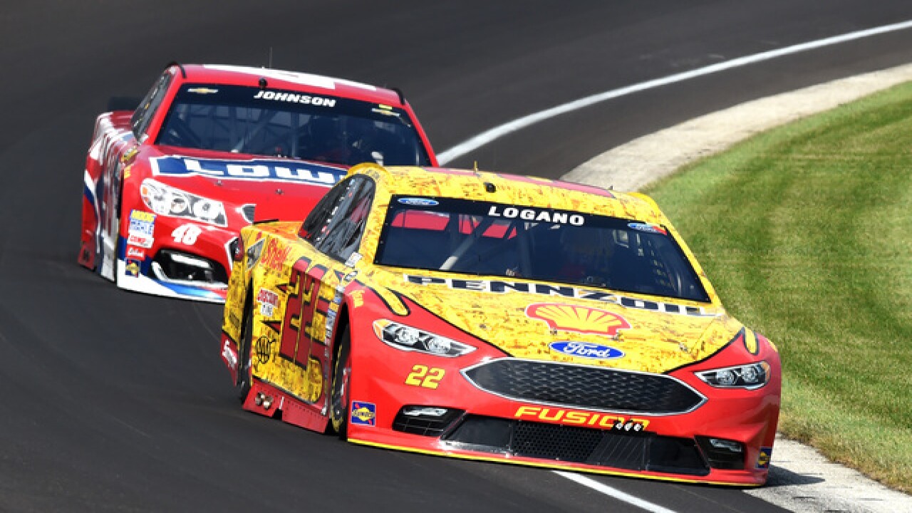 PHOTOS: Busch leads most of Brickyard to win