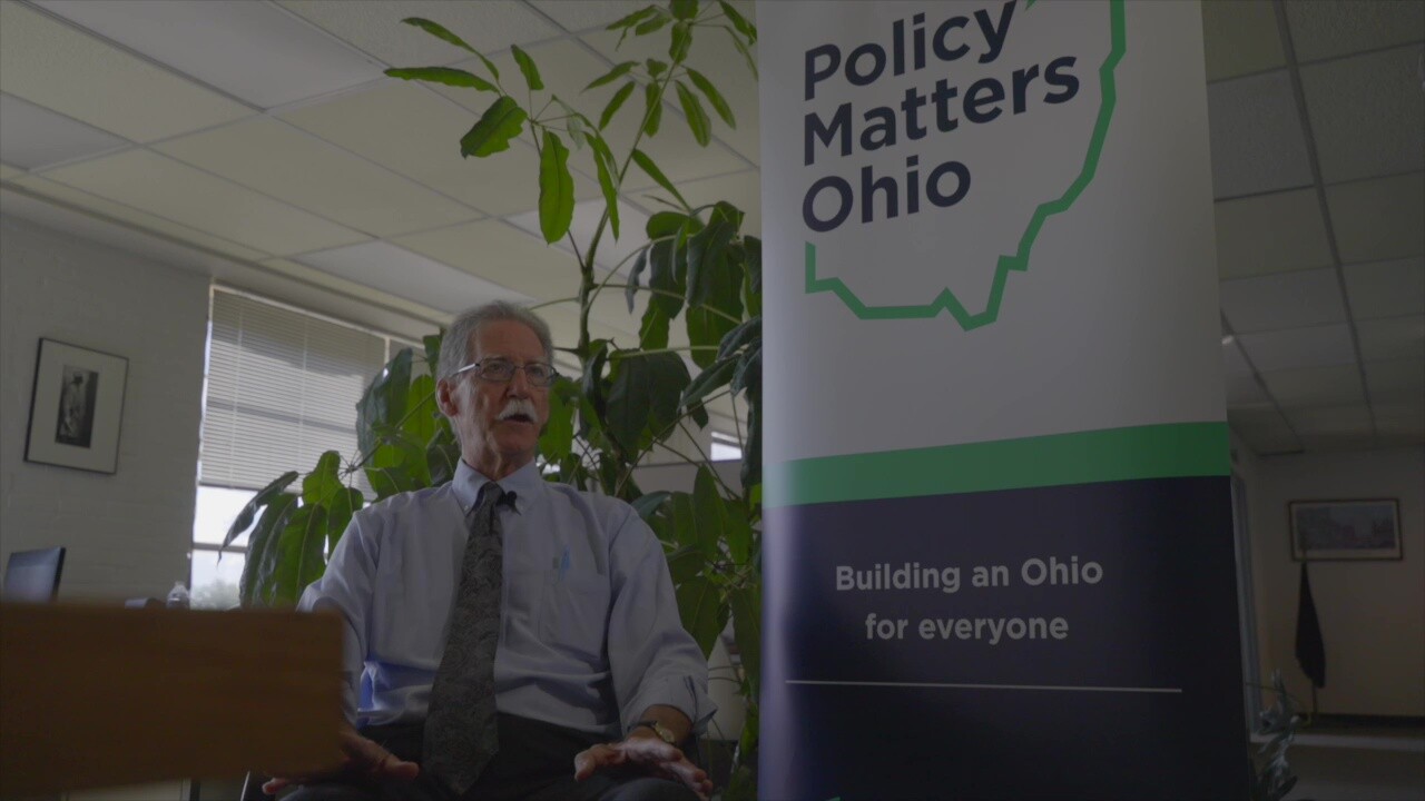 Zach Schiller, the research director for Policy Matters Ohio, talks about a proposed property-tax circuit breaker.