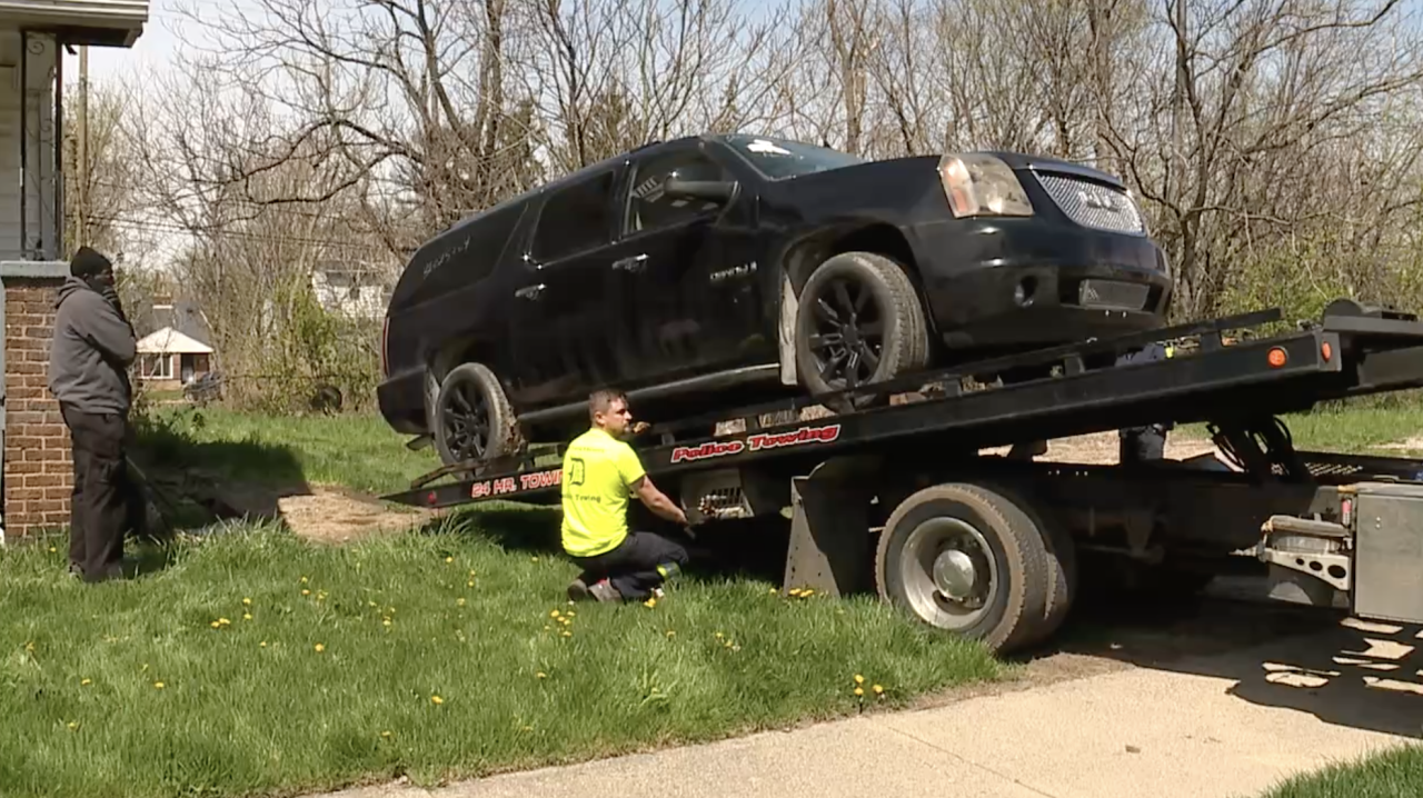 impounded illegal vehicles Detroit