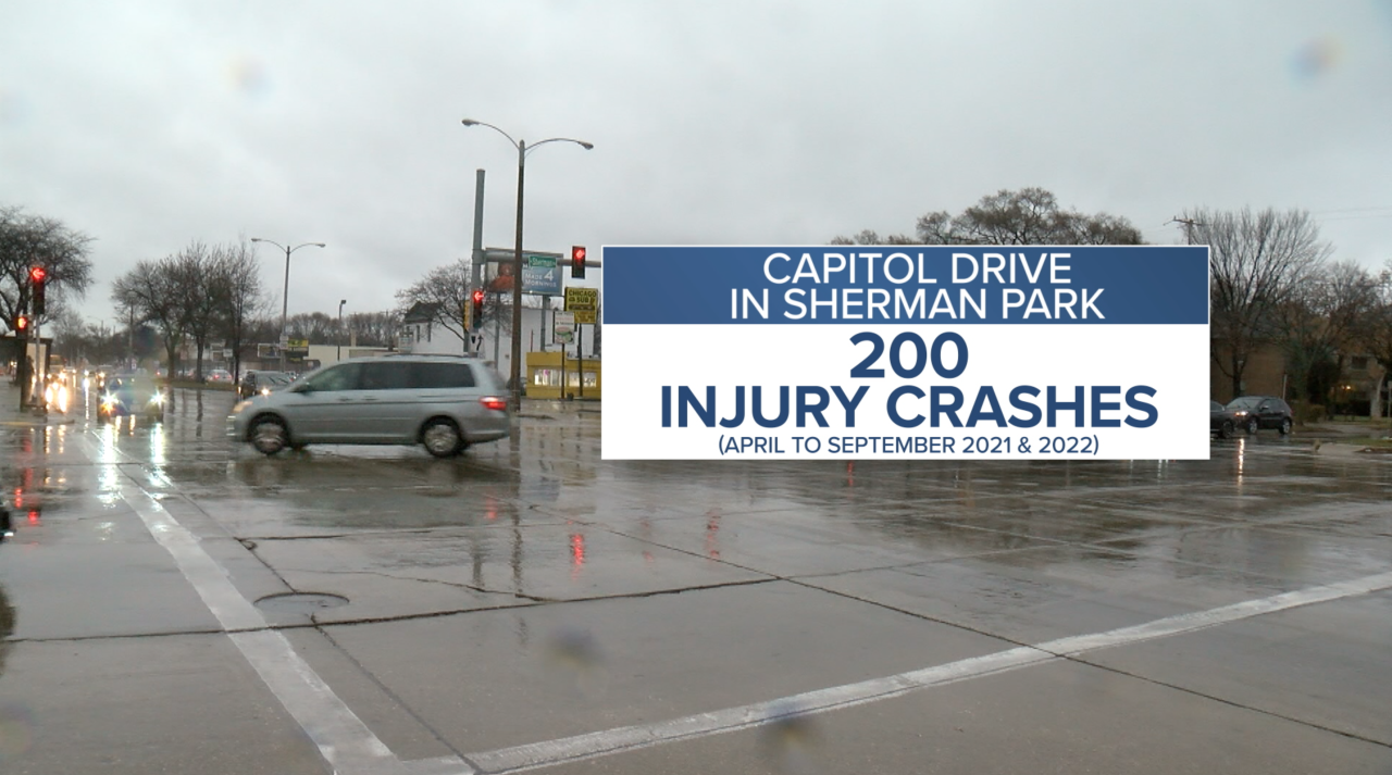 Capitol Drive injury crashes