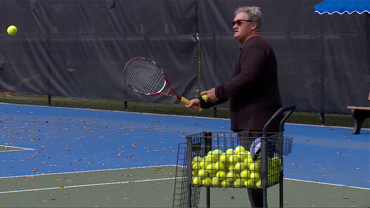 Tennis pro Skip Jackson