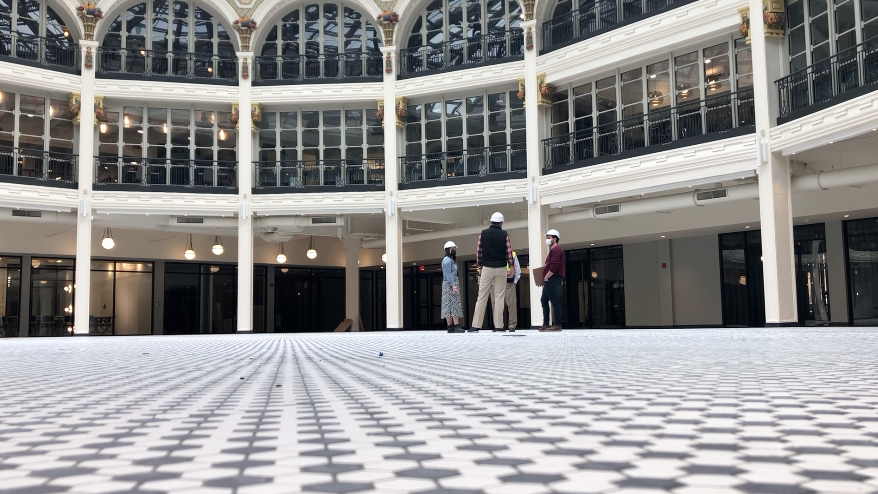 Dayton Arcade's renovated rotunda