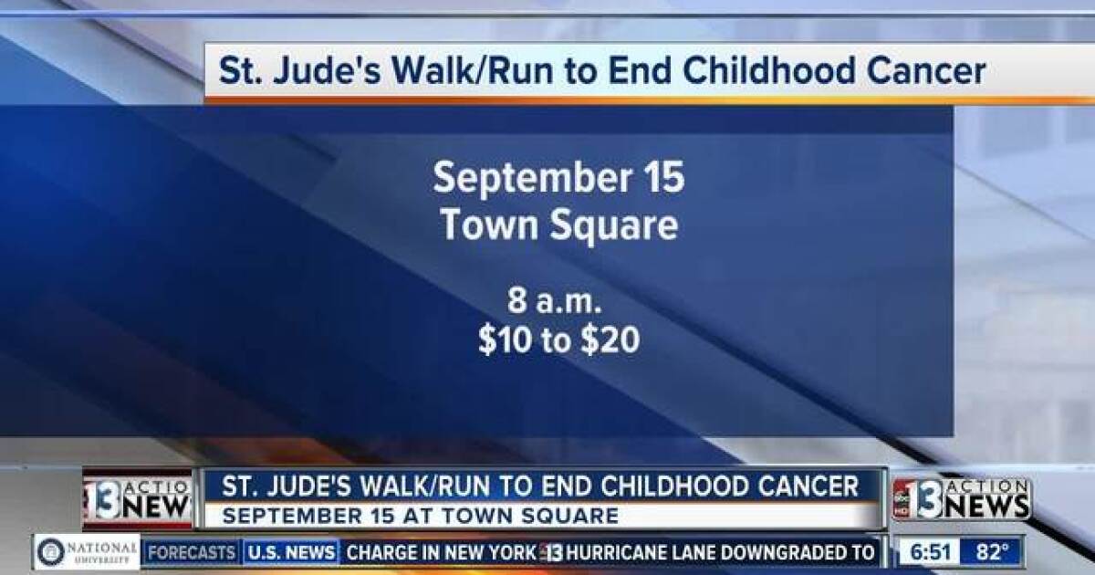 St. Jude's hosts walk/run to end child cancer