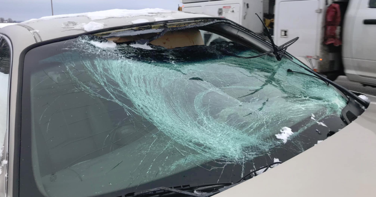 Taking action when debris hits your vehicle