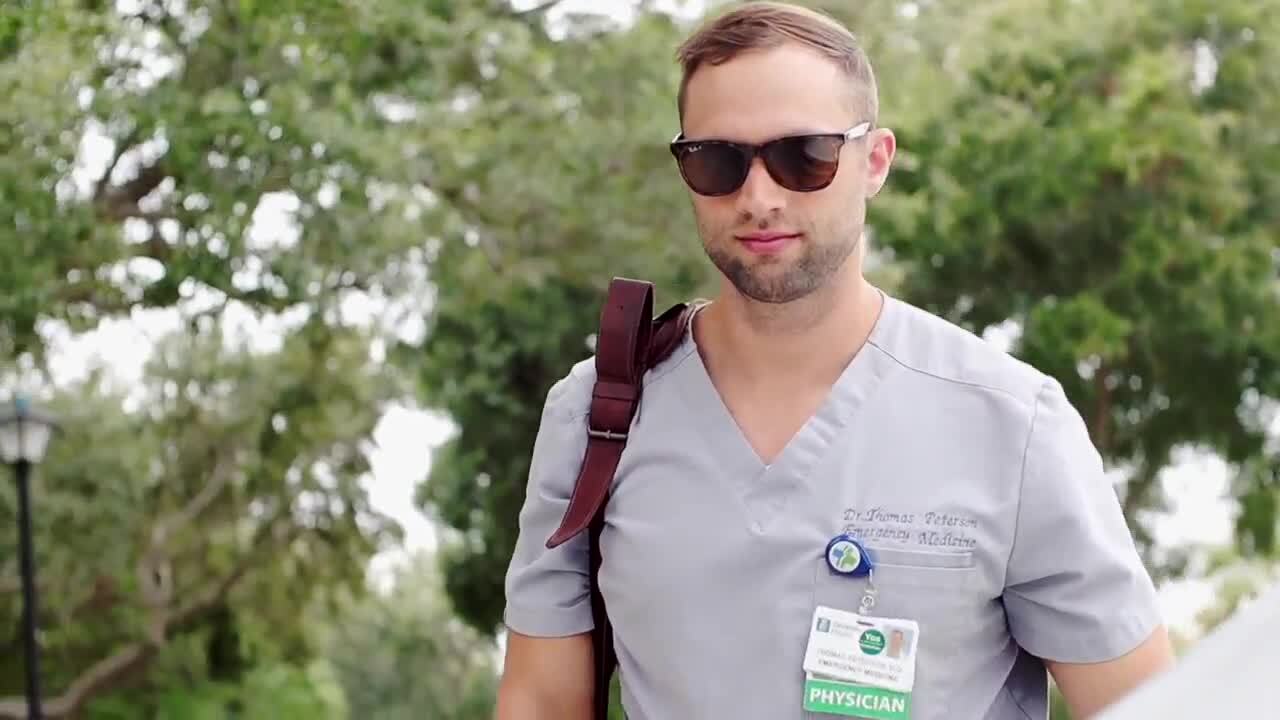 Dr. Thomas Peterson reflects on family time after telling someone a family member has died because of COVID-19