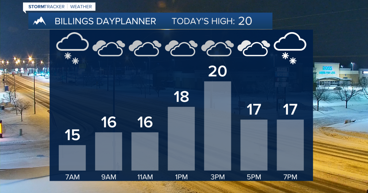 Q2 Billings Area Weather: Very cold with more snow then a warm up