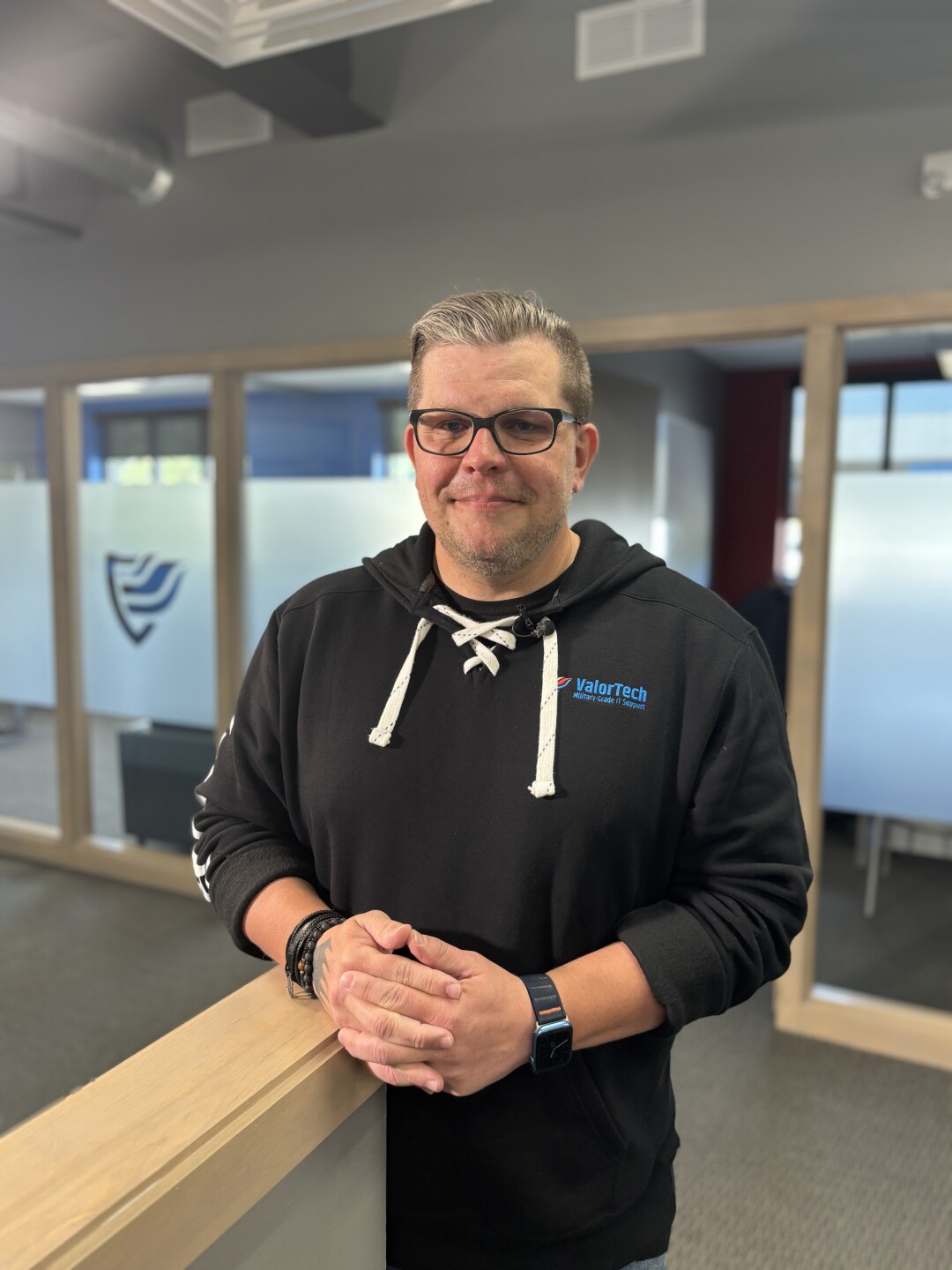 Alan Krajcir's a cybersecurity expert with ValorTech, a local cybersecurity firm