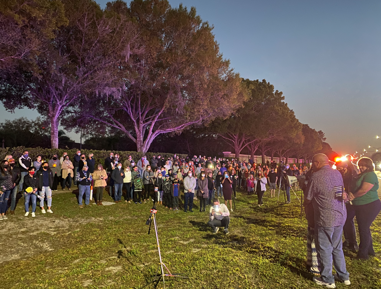 Vigil for Deputy Michael Magli