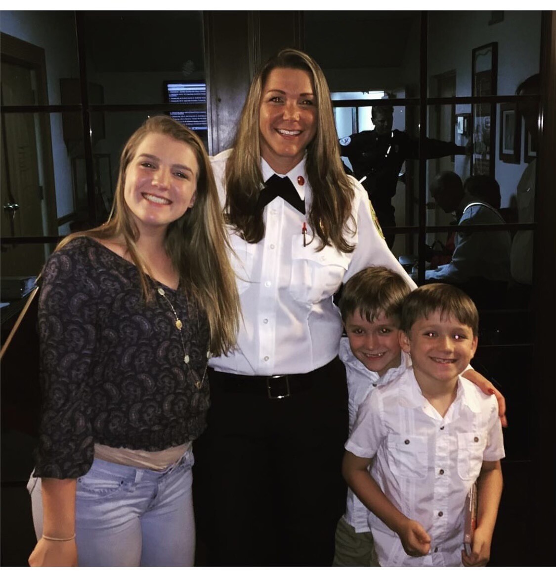 Melissa Smith and her three children 