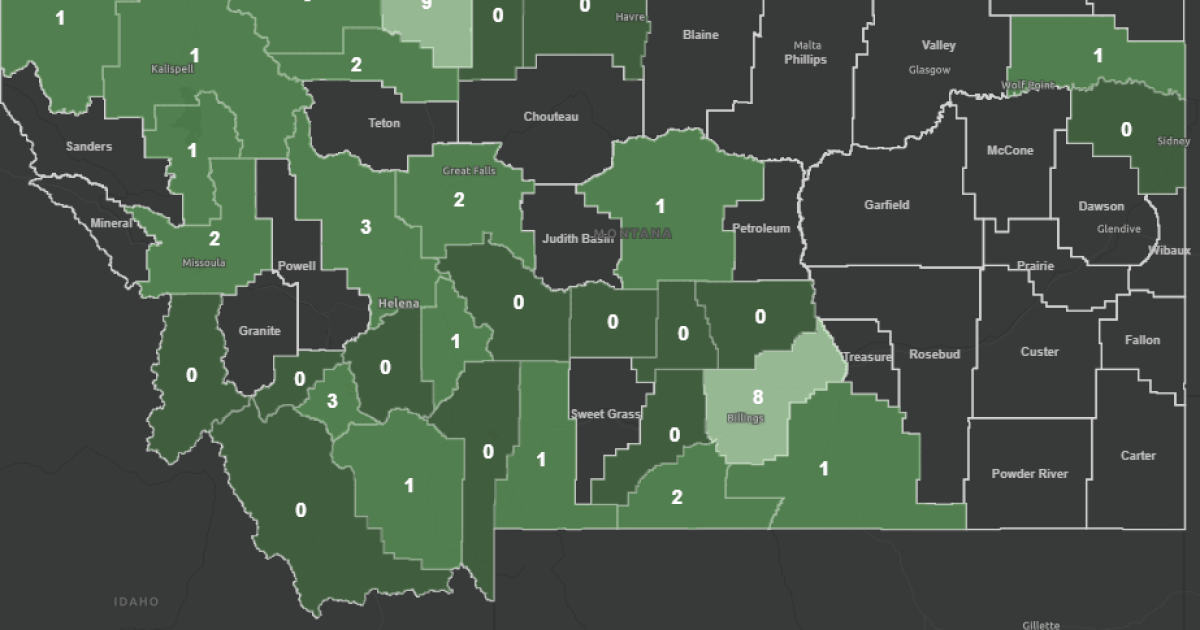 Montana adds 2 new COVID-19 cases Thursday, including first case in Fergus County - KTVQ Billings News