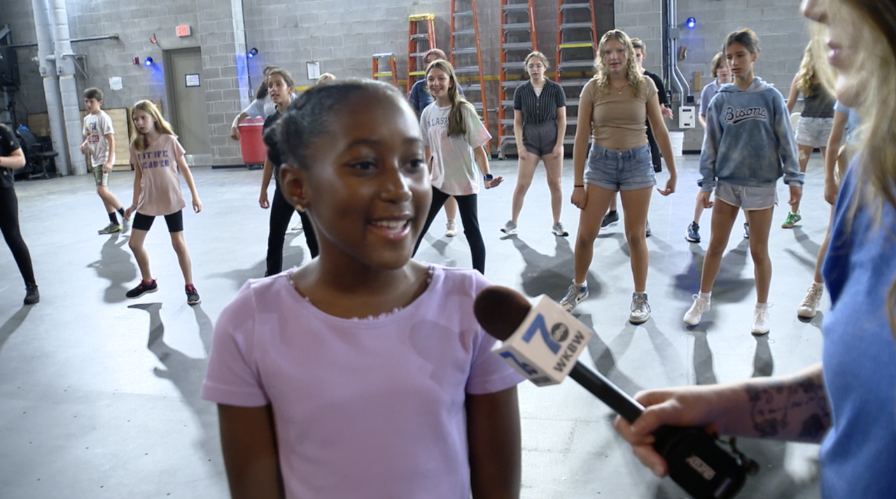 10-year-old student Aubrie Davis