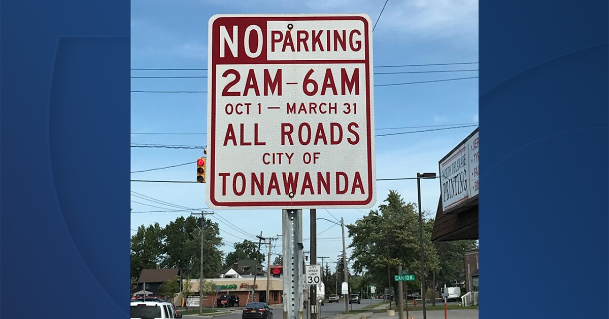 Overnight parking restrictions in City of Tonawanda start Friday