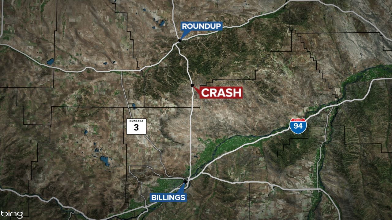 Two men dead, three children injured in crash south of Roundup