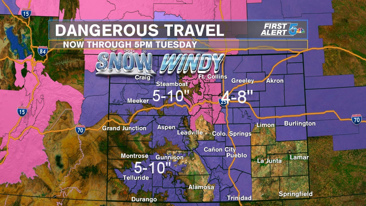 A snowy and frigid forecast prompts a News 5 Weather Alert