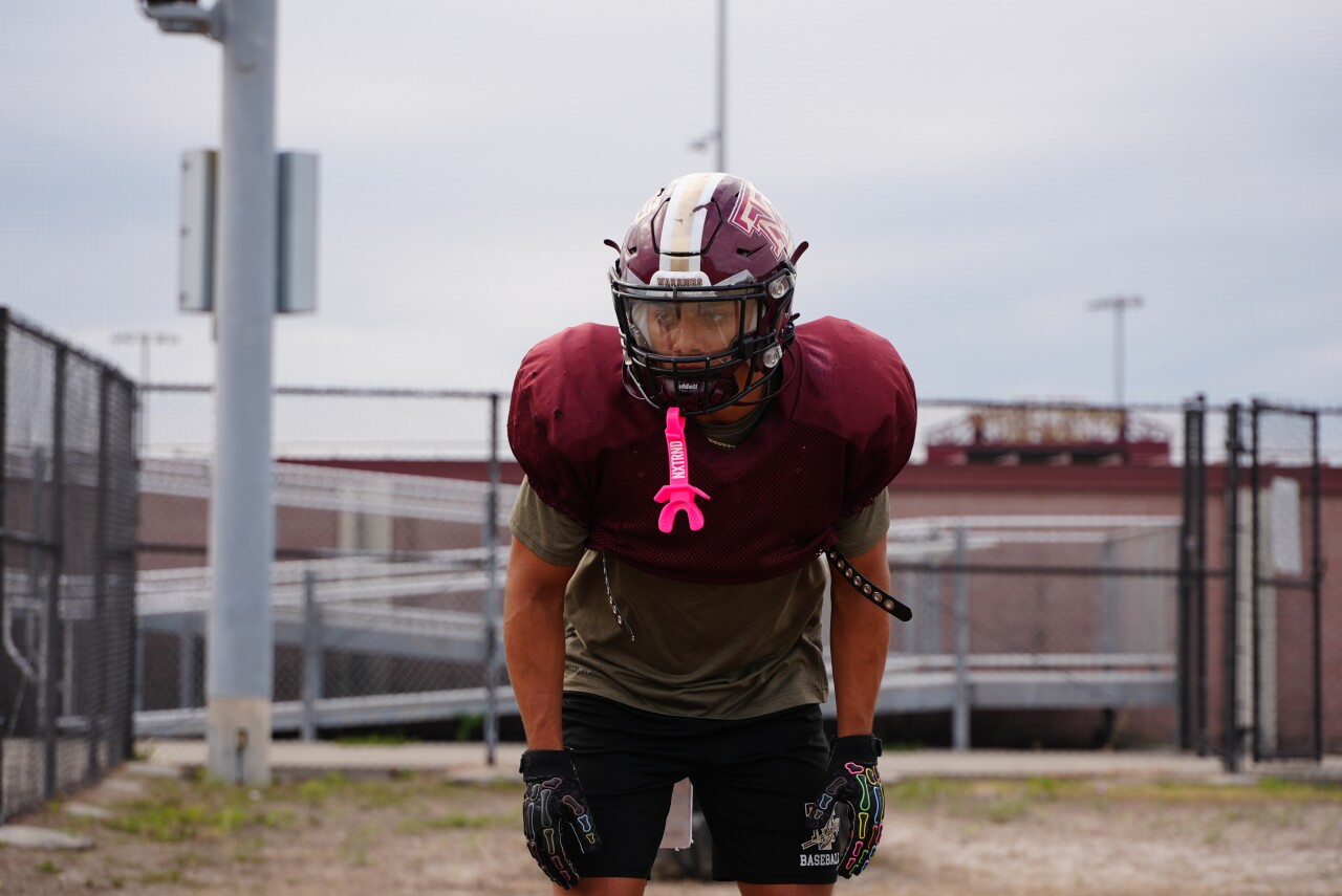 Tuloso-Midway senior running back Damian Figueroa