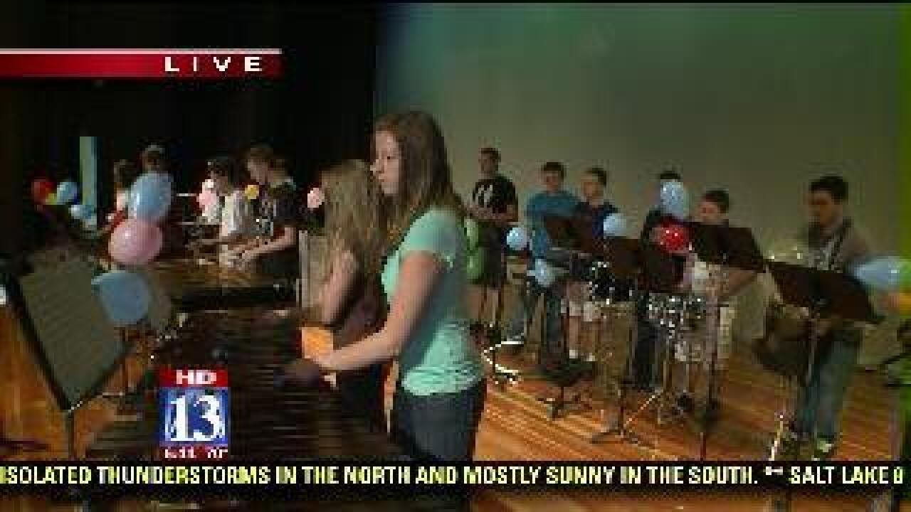Performance from school’s percussion ensemble
