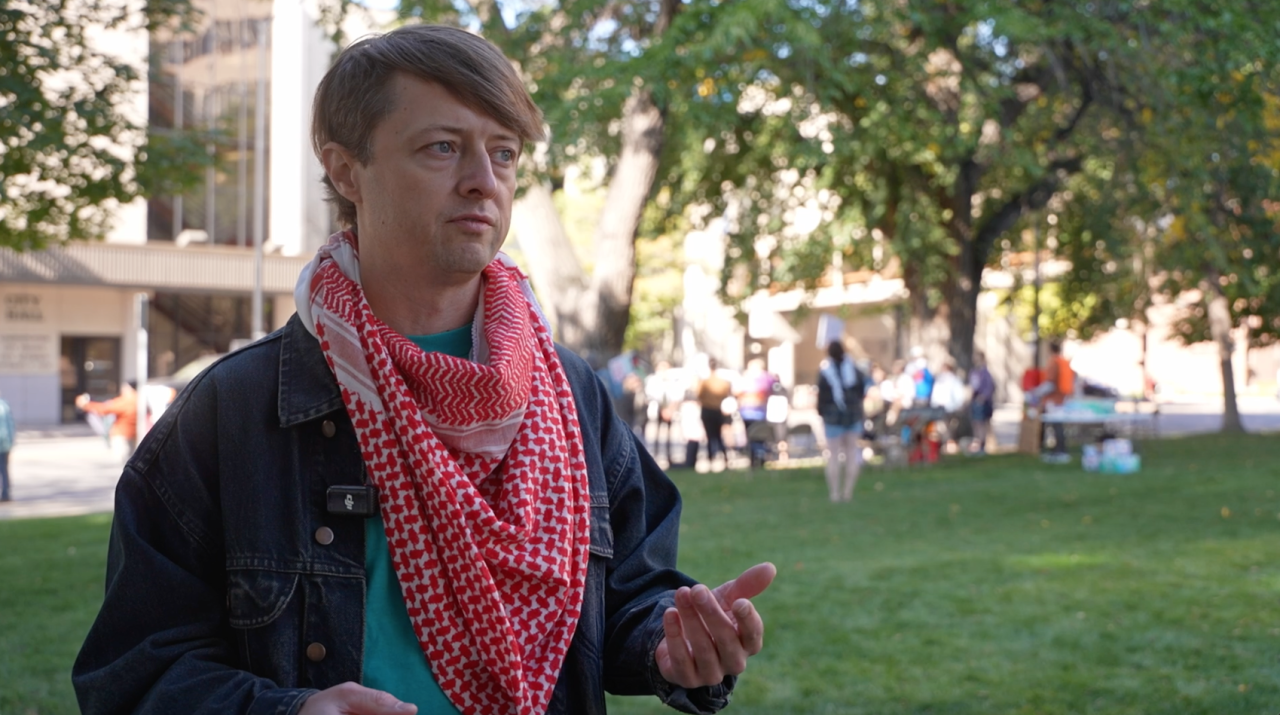 Will Ryerson, Montanans for Palestine hold rally in Billings 09-27-25