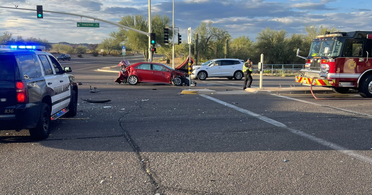 OVPD: Crash involving multiple cars near La Canada - Vimarsana News