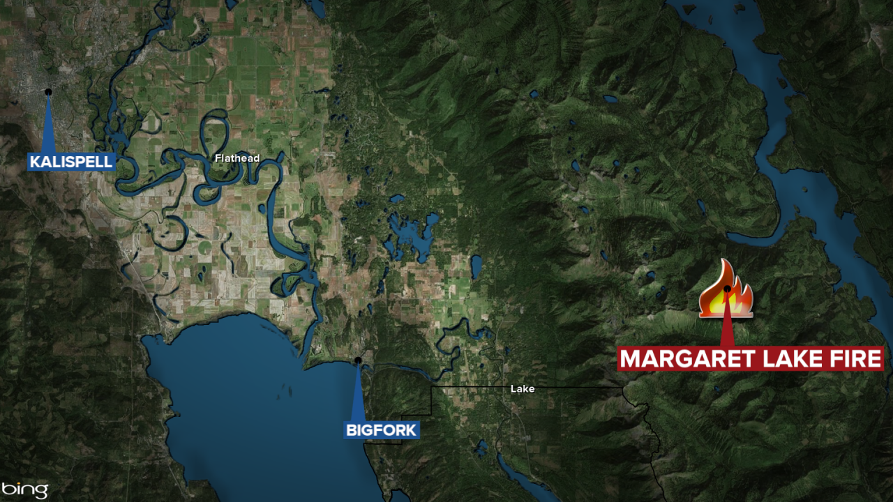 Margaret Lake Fire Map