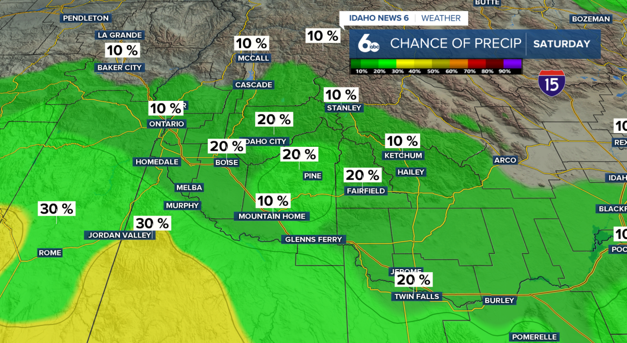 Chance of precipitation