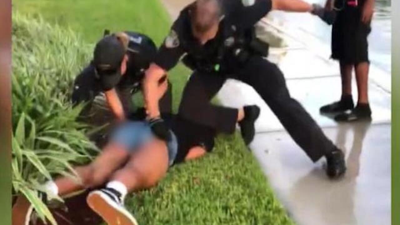 Video shows Florida officer hitting 14-year-old twice during arrest