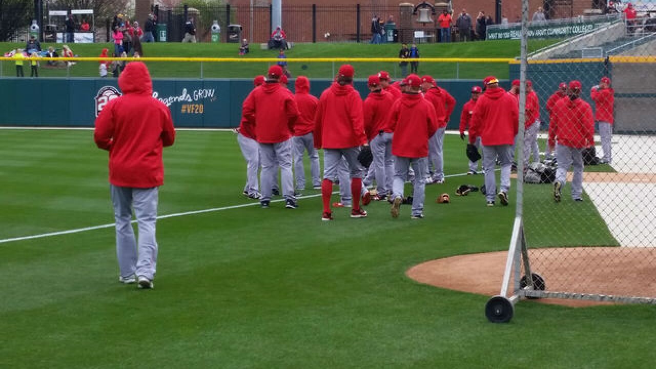 PICS: Reds and Pirates game at Victory Field