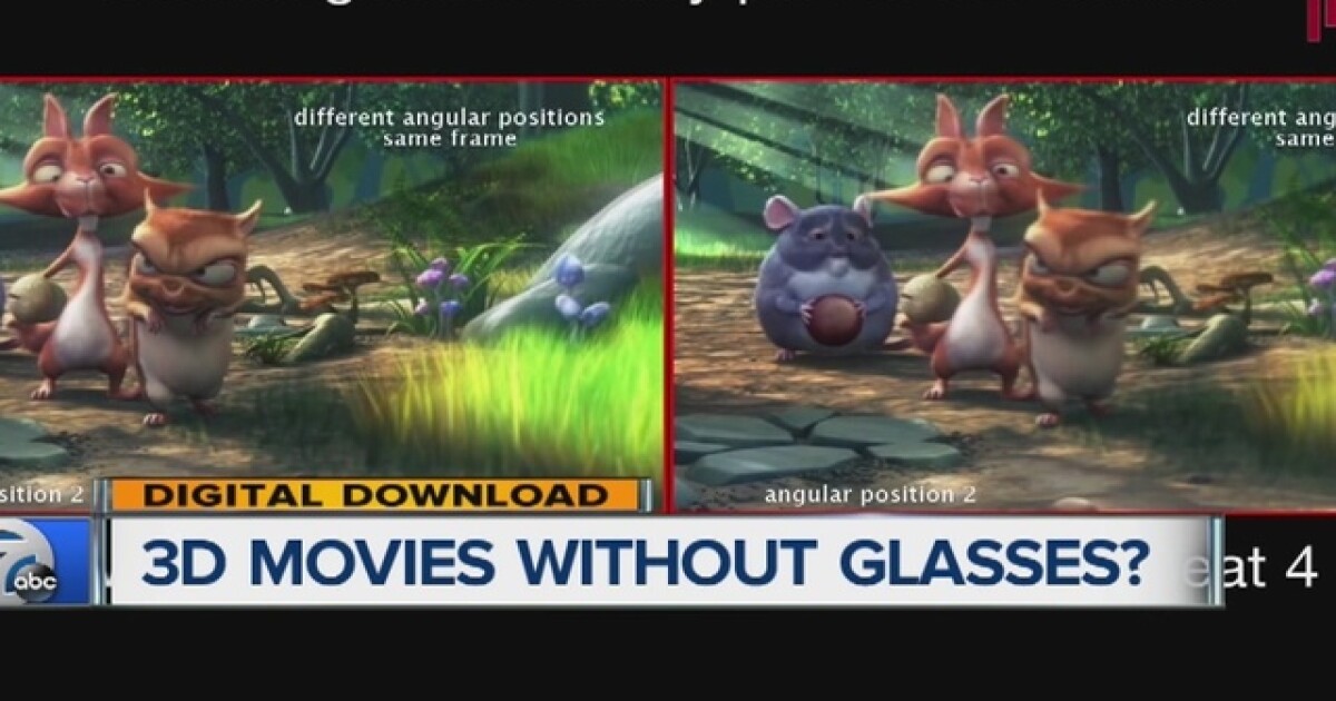 3d Movie Viewing Sans The Glasses Researchers Develop Special Screen Prototype