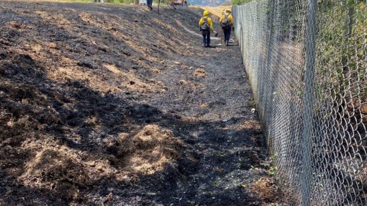 Paso Robles Fire and Emergency Services responded to a fire that broke out along Highway 46 near Golden Hill and Buena Vista Roads. 