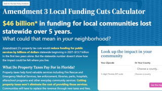 Florida Policy Institute launches 'Local Funding Cuts Calculator' to show impact if Amendment 3 passes
