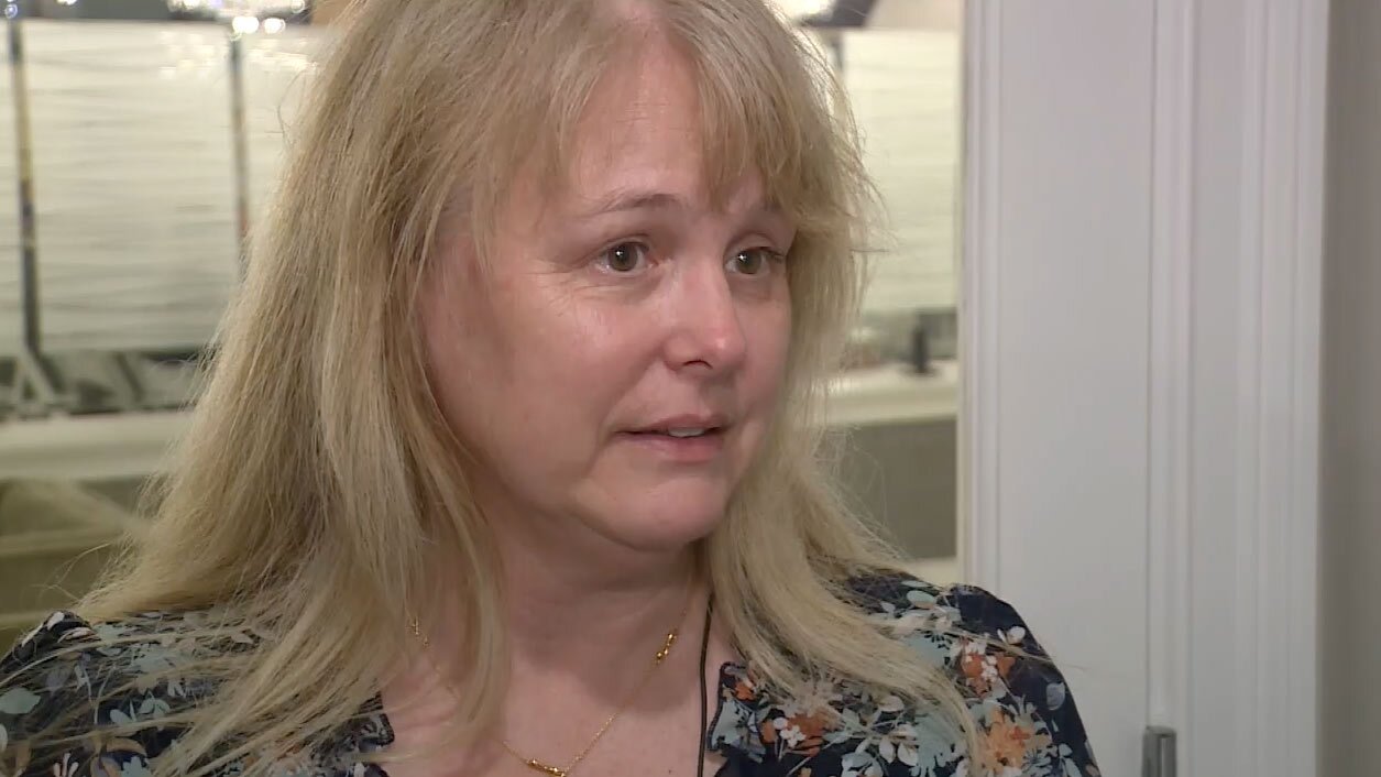 Melissa Berenson outlines why she attended the Shabbat service in North Palm Beach on Oct. 13, 2023.