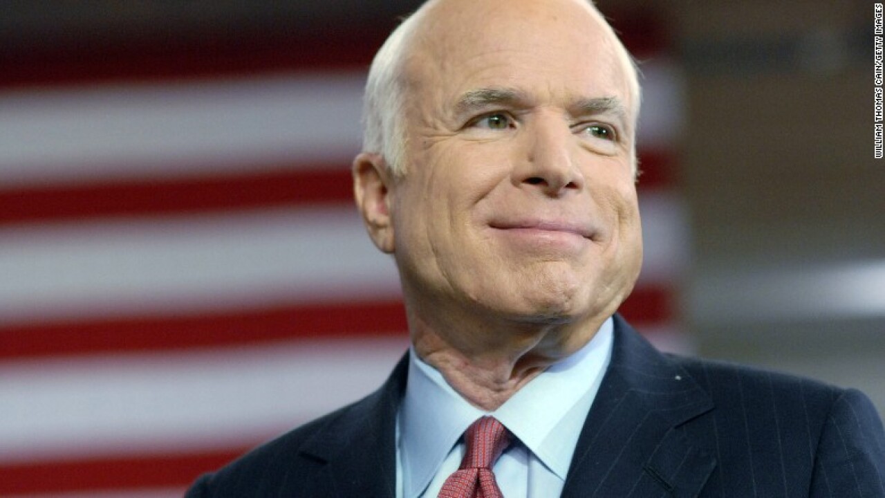 Former Presidential Candidate And Vietnam War Pow Sen John