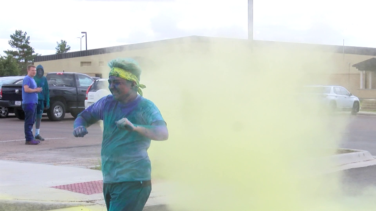 Malmstrom AFB hosts "color run" for suicide prevention