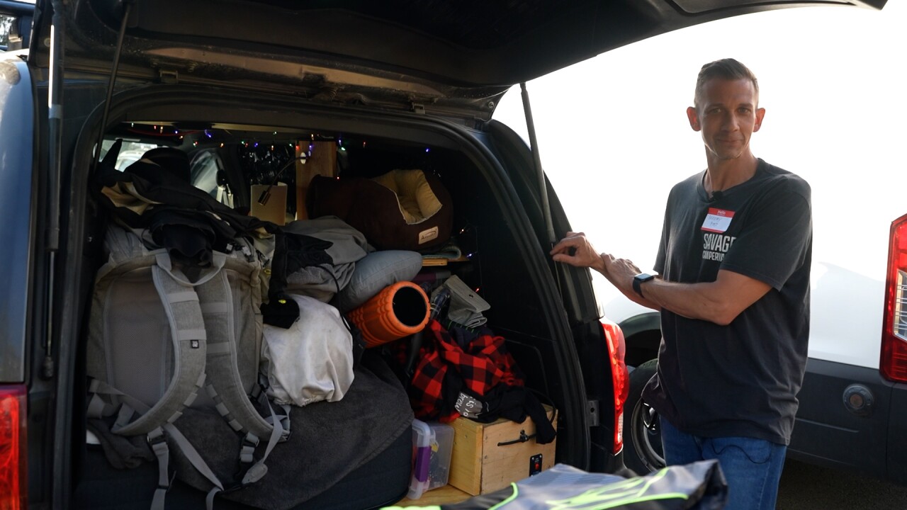 Frisco living in cars