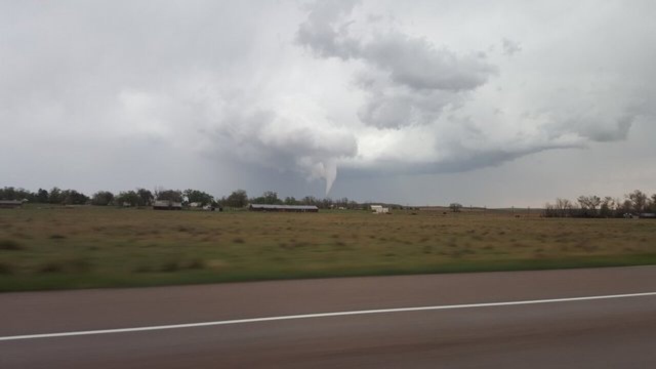 Tornadoes, hail touch down in Eastern Colorado