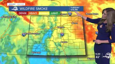Wildfire Smoke Forecast for Tuesday