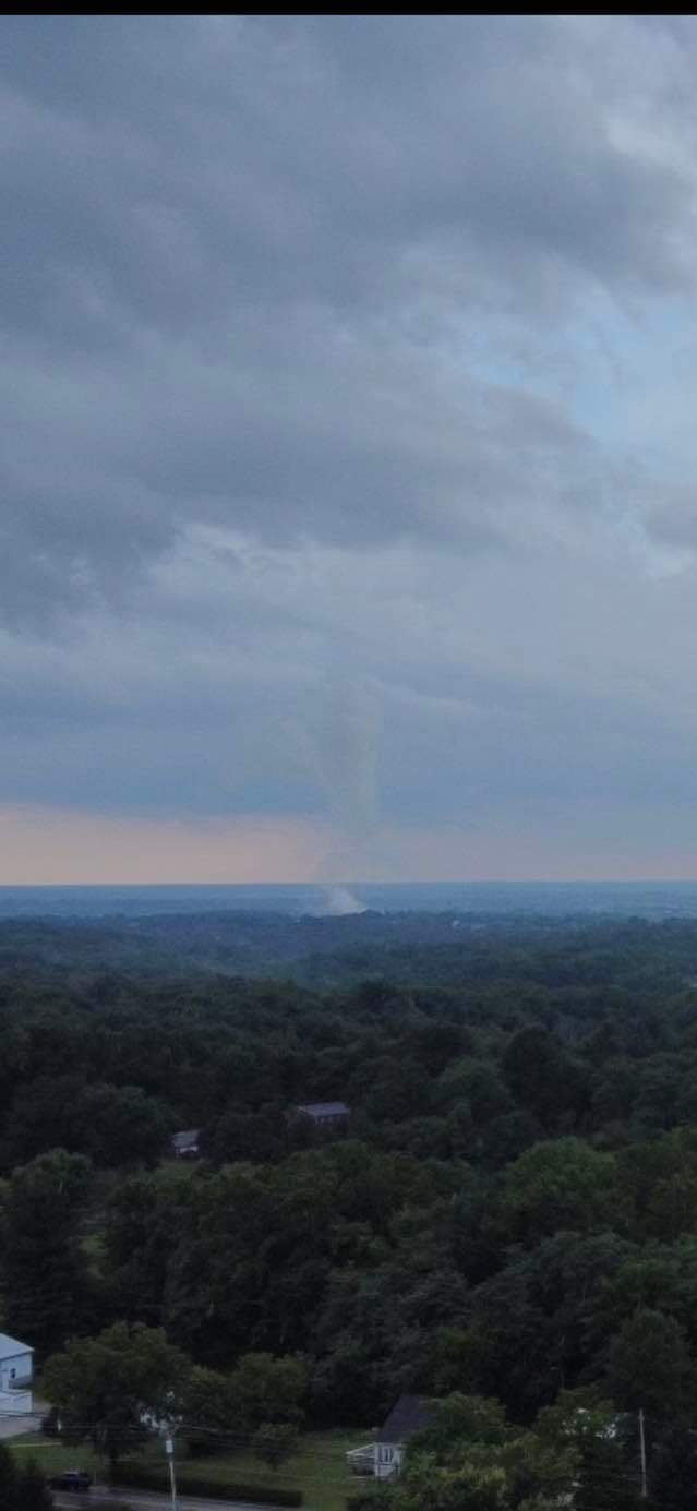 Funnel cloud captured by Susan Johnson