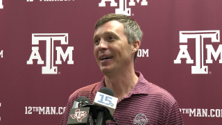 Bucky McMillan speaking with the media