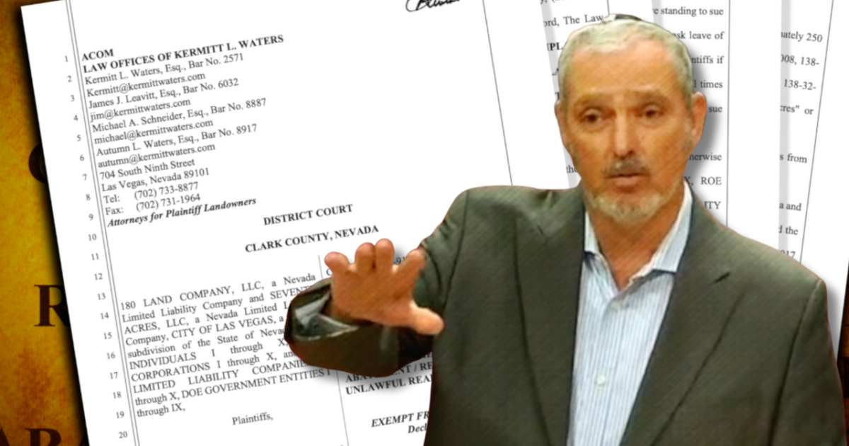 Badlands developer sues Clark County over property taxes on land taken by City of Las Vegas