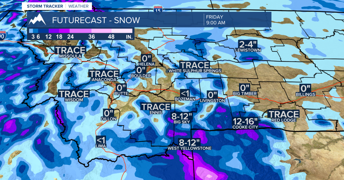 Rain, snow, and wind in your Thursday forecast for SW Montana