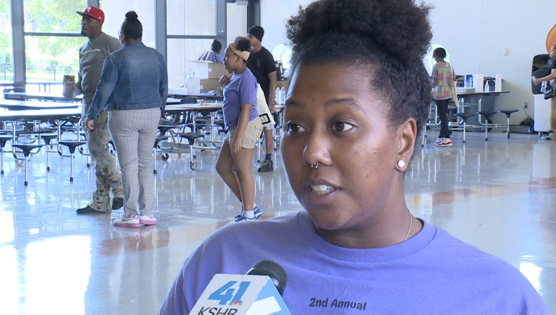 Lauren Crusoe, a teacher and co-founder of Kauffman Cares