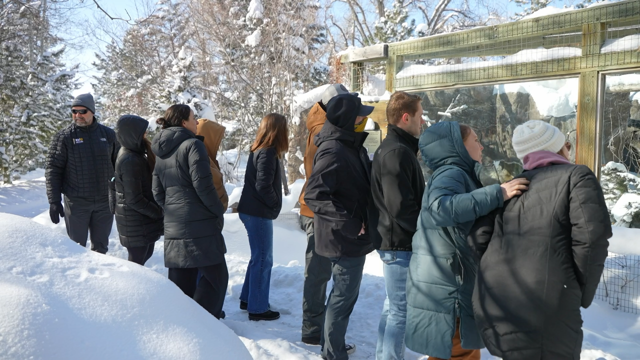 Rocky Vista medical students learn about wildlife
